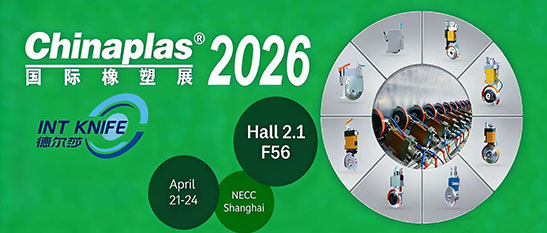 INT KNIFE at CHINAPLAS 2026: Showcasing Pneumatic slitting knife holders
